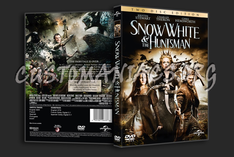 Snow White & the Huntsman dvd cover