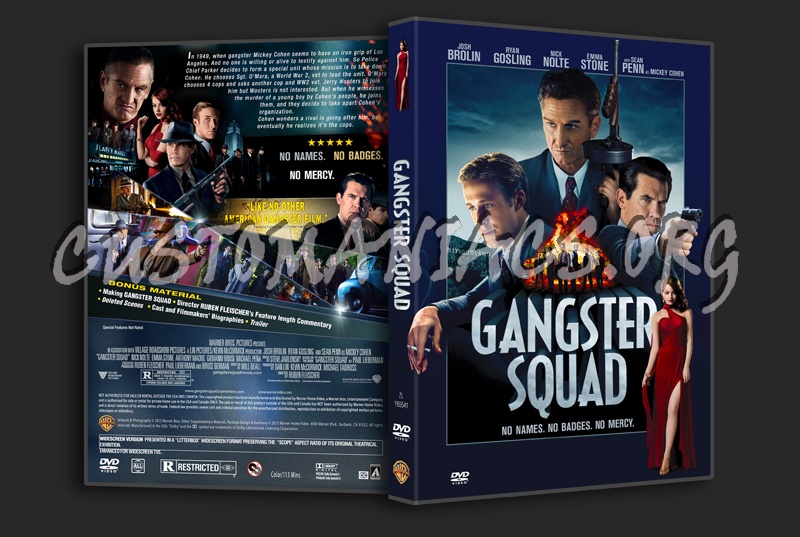 Gangster Squad dvd cover