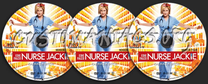 Nurse Jackie - Season 4 dvd label