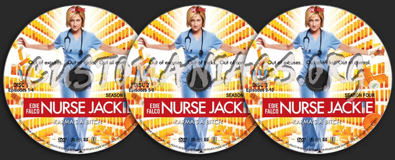 Nurse Jackie - Season 4 dvd label