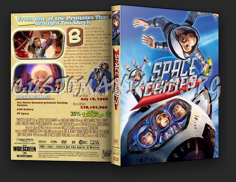 Space Chimps dvd cover