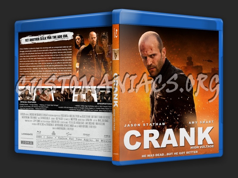 Crank: High Voltage blu-ray cover