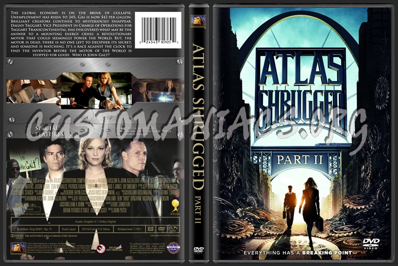 Atlas Shrugged Part II The Strike dvd cover