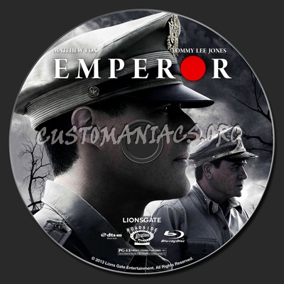 Emperor blu-ray label