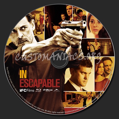 Inescapable blu-ray label