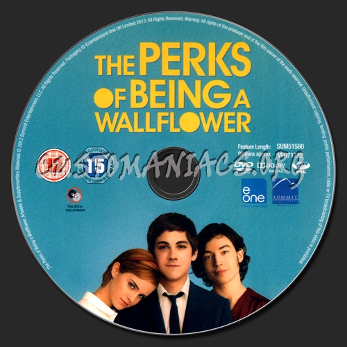 The Perks of Being a Wallflower dvd label