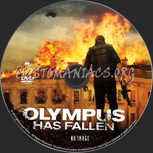 Olympus Has Fallen dvd label