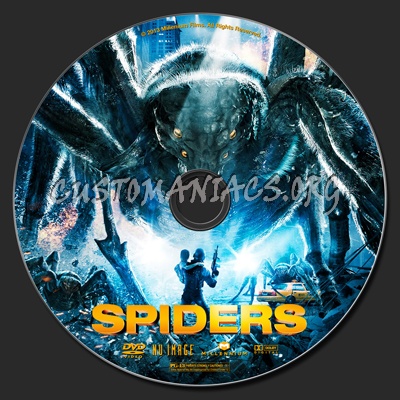 Spiders (2013) dvd label