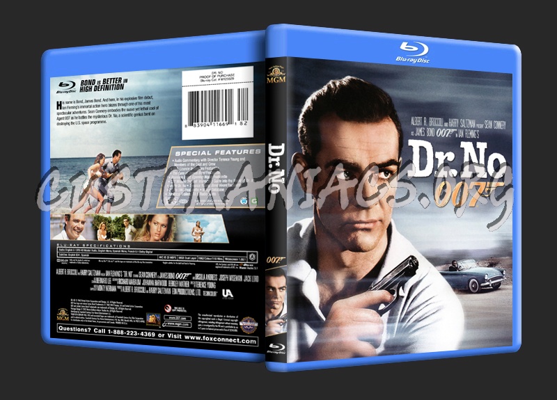 Dr. No (James Bond 50th Anniversary Package) blu-ray cover