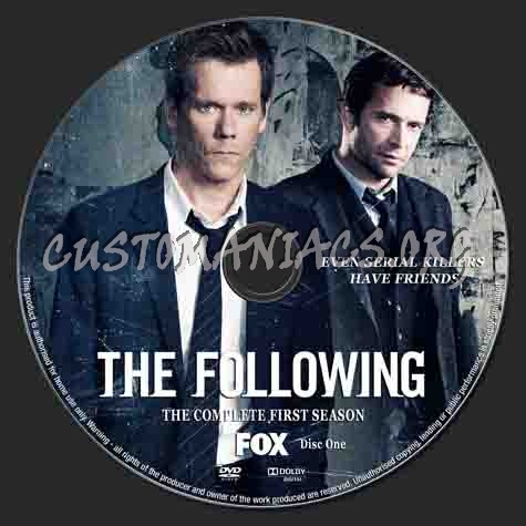 The Following - Season One dvd label