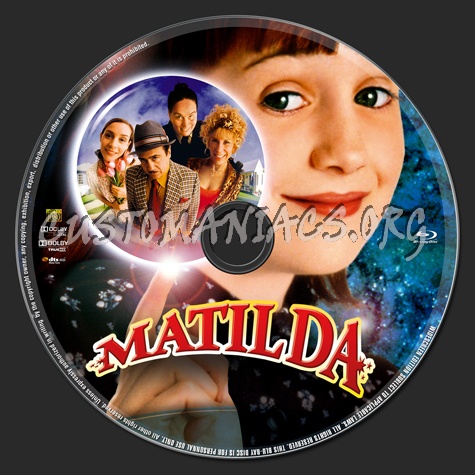 Matilda blu-ray label