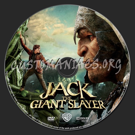 Jack The Giant Slayer dvd label