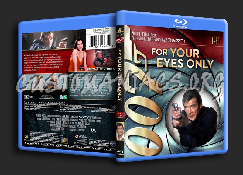 James Bond Collection - For Your Eyes Only (12) blu-ray cover