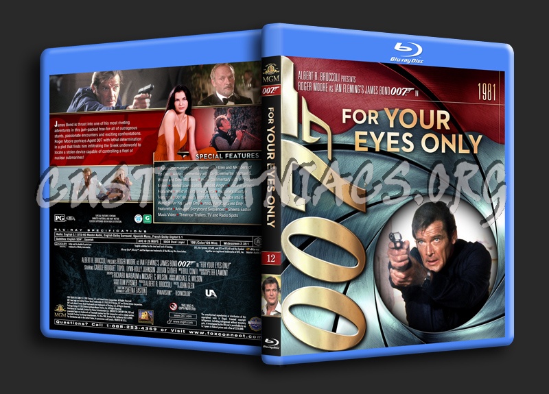 James Bond Collection - For Your Eyes Only (12) blu-ray cover