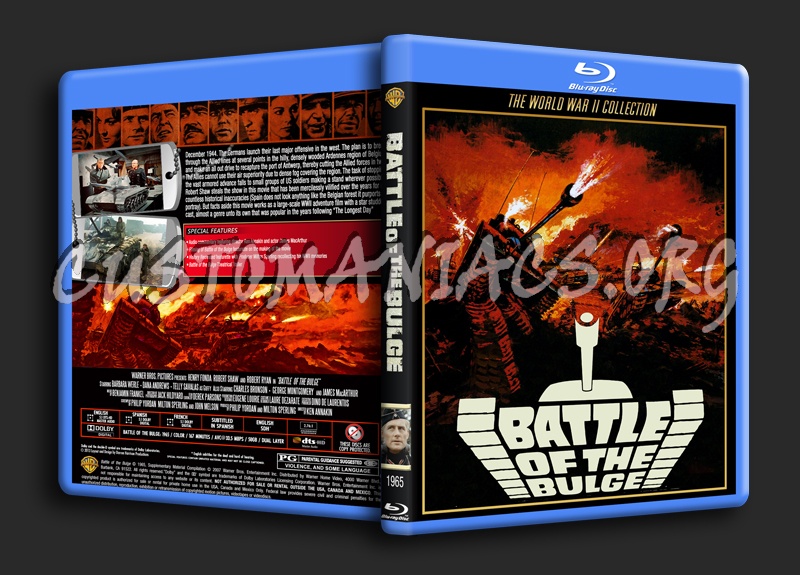 Battle of the Bulge (1965) blu-ray cover