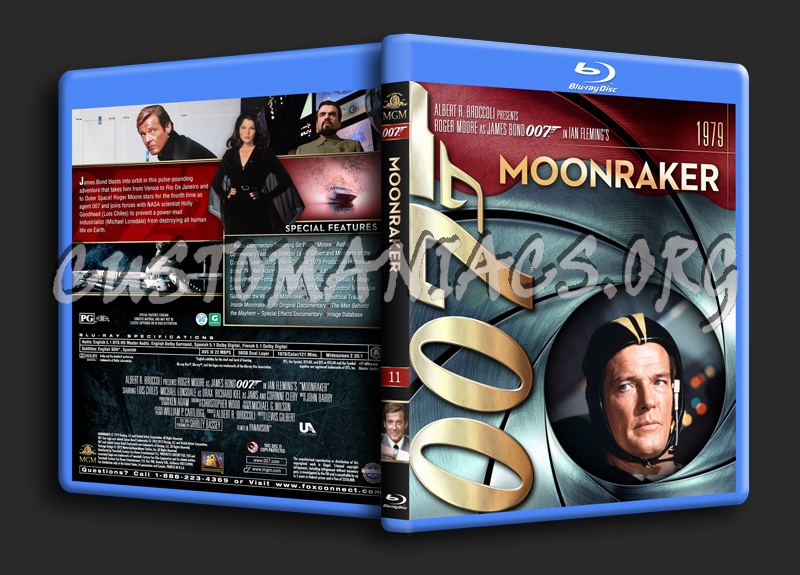 James Bond Collection - Moonraker (11) blu-ray cover