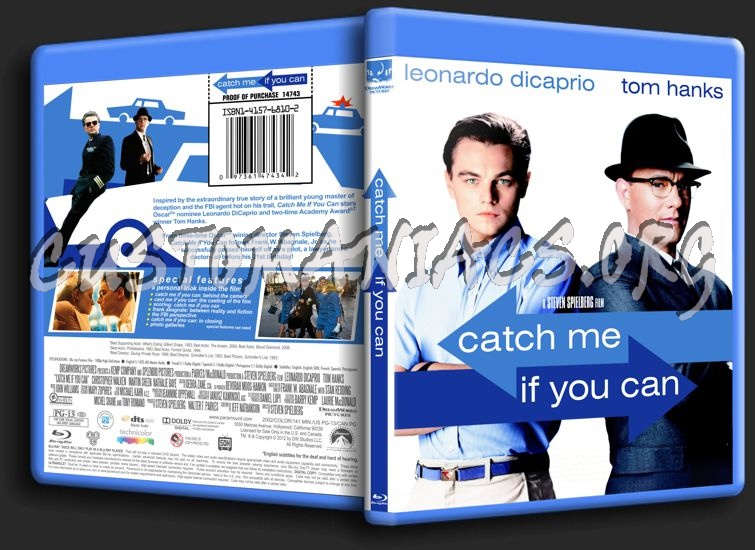 Catch Me If You Can blu-ray cover