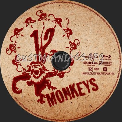 Twelve Monkeys blu-ray label