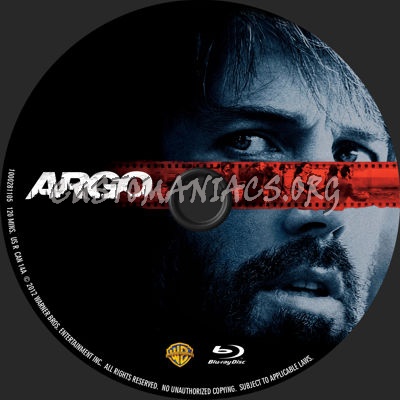 Argo blu-ray label