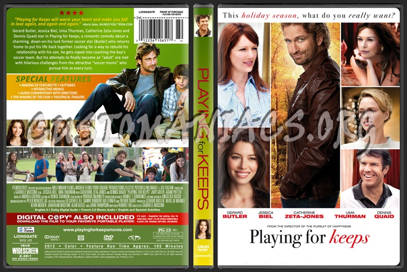 Playing For Keeps dvd cover