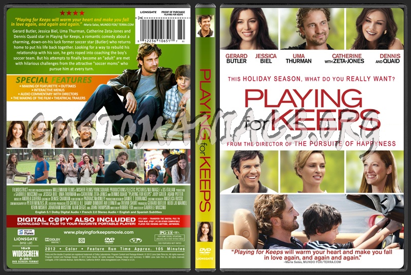 Playing For Keeps dvd cover