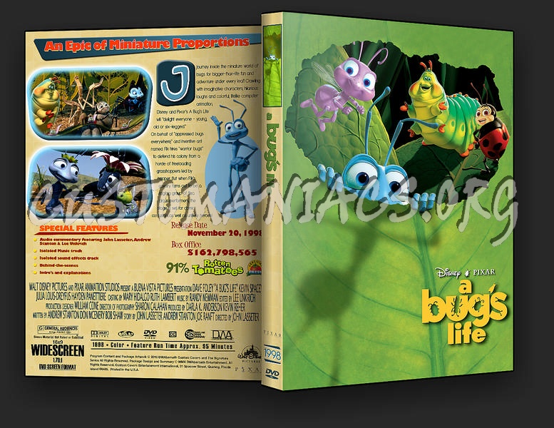 A Bug's Life dvd cover