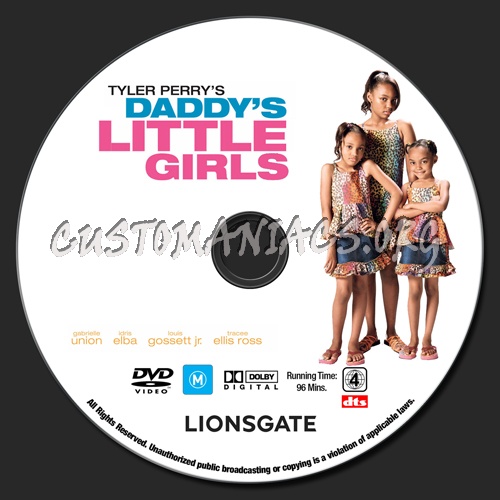 Daddy's Little Girls dvd label