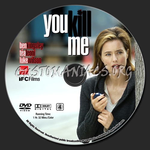 You Kill Me dvd label