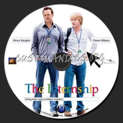 The Internship (2013) blu-ray label