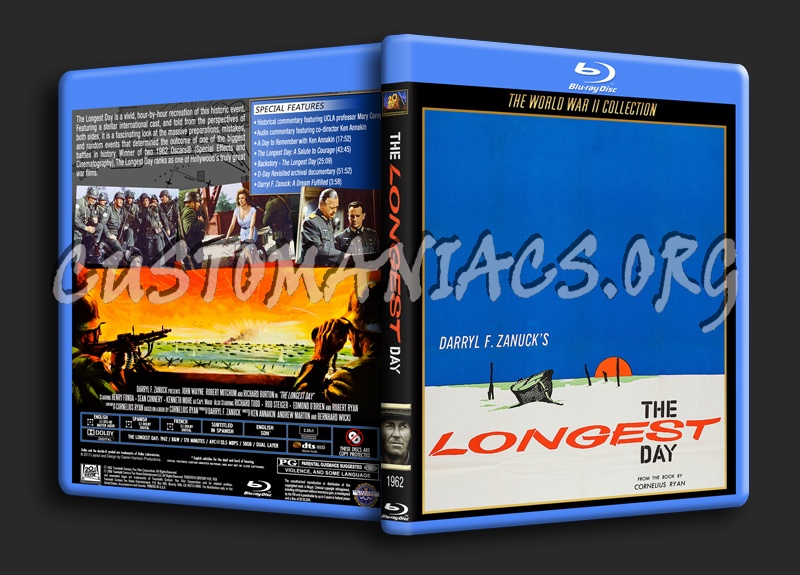 The Longest Day (1962) blu-ray cover