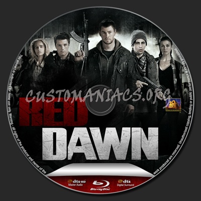  blu-ray label
