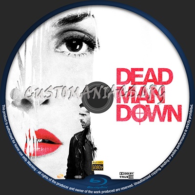 Dead Man Down blu-ray label