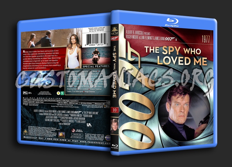 James Bond Collection - The Spy Who Loved Me (10) blu-ray cover