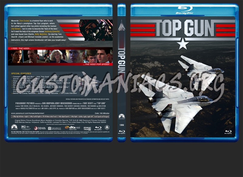 Top Gun blu-ray cover
