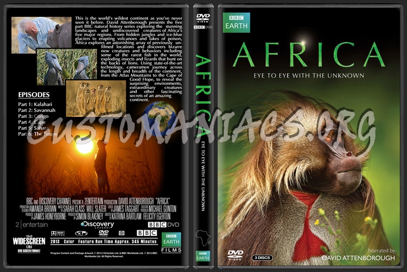 Africa (with David Attenborough) dvd cover