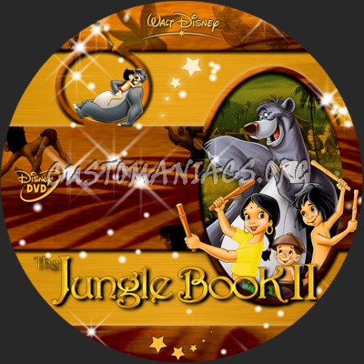 The Jungle Book 2 dvd label
