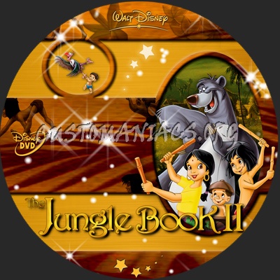 The Jungle Book 2 dvd label