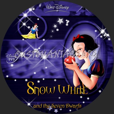 Snow White And The Seven Dwarfs dvd label