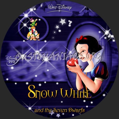 Snow White And The Seven Dwarfs dvd label