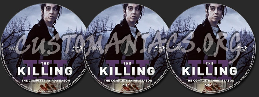 The Killing Series 3 blu-ray label