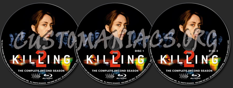 The Killing Series 2 blu-ray label