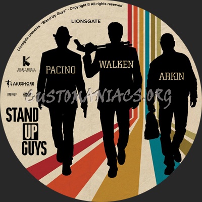 Stand Up Guys dvd label