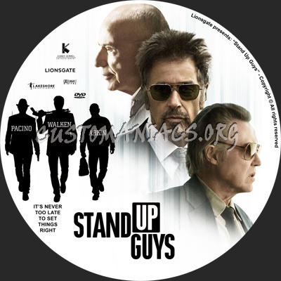 Stand Up Guys dvd label