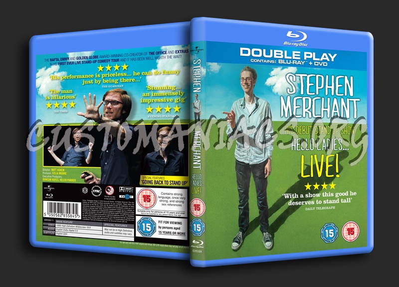 Stephen Merchant Hello Ladies Live blu-ray cover