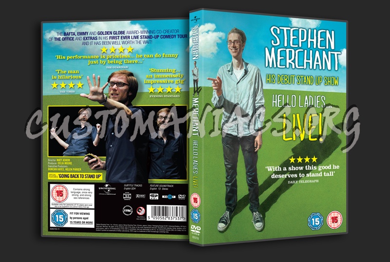 Stephen Merchant Hello Ladies Live dvd cover