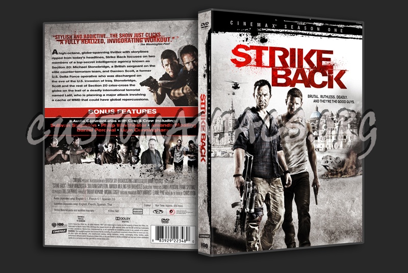 Strike Back Season 1 dvd cover