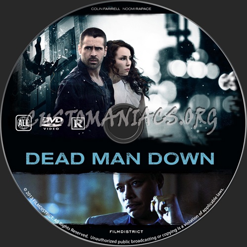 Dead Man Down dvd label