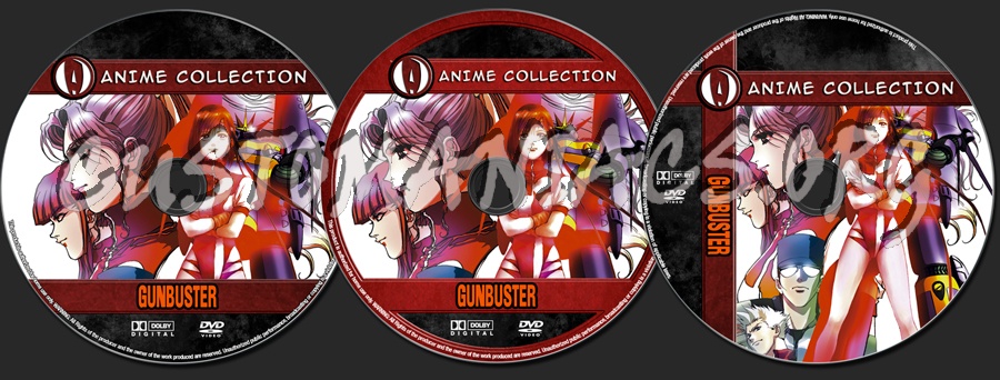 Anime Collection Gunbuster dvd label