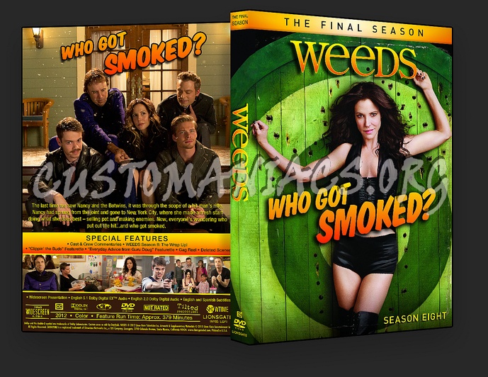 Weeds Season 8 dvd cover