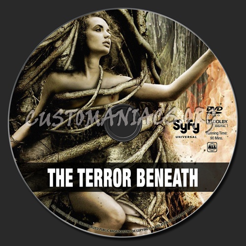 The Terror Beneath dvd label